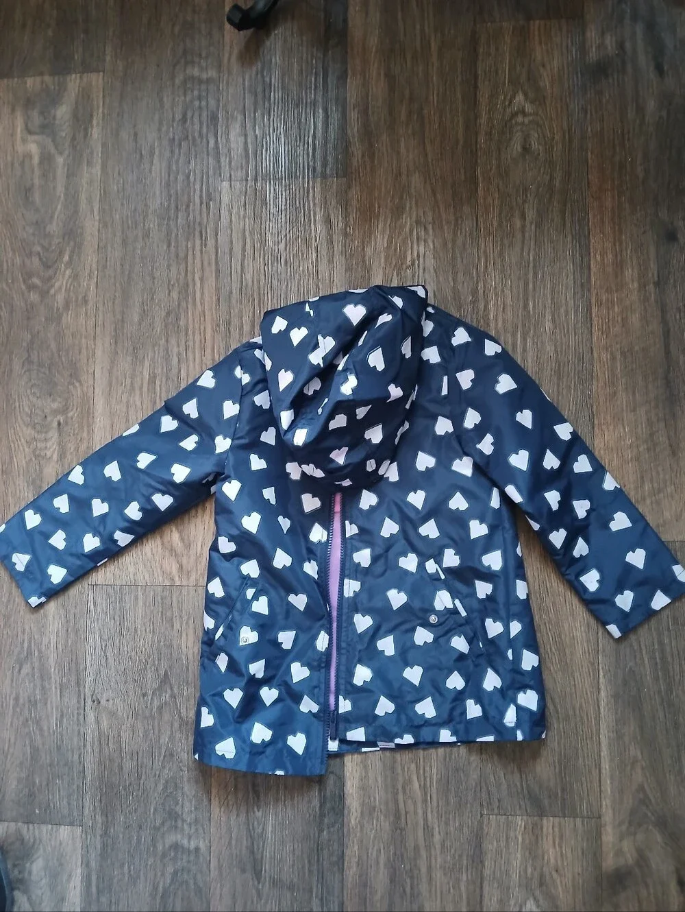 Carter's Toddler Heart Color Changing Rain Jacket.